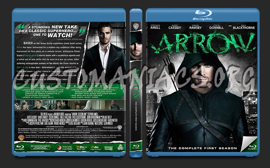 Arrow blu-ray cover