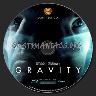 Gravity blu-ray label