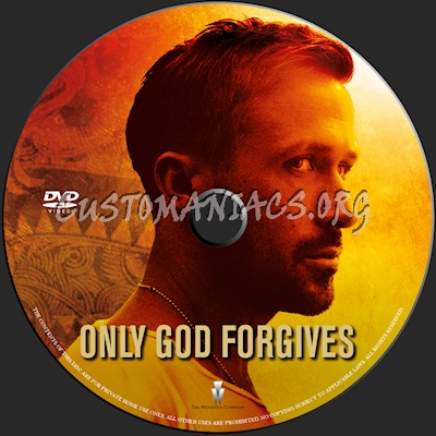 God Only Forgives dvd label