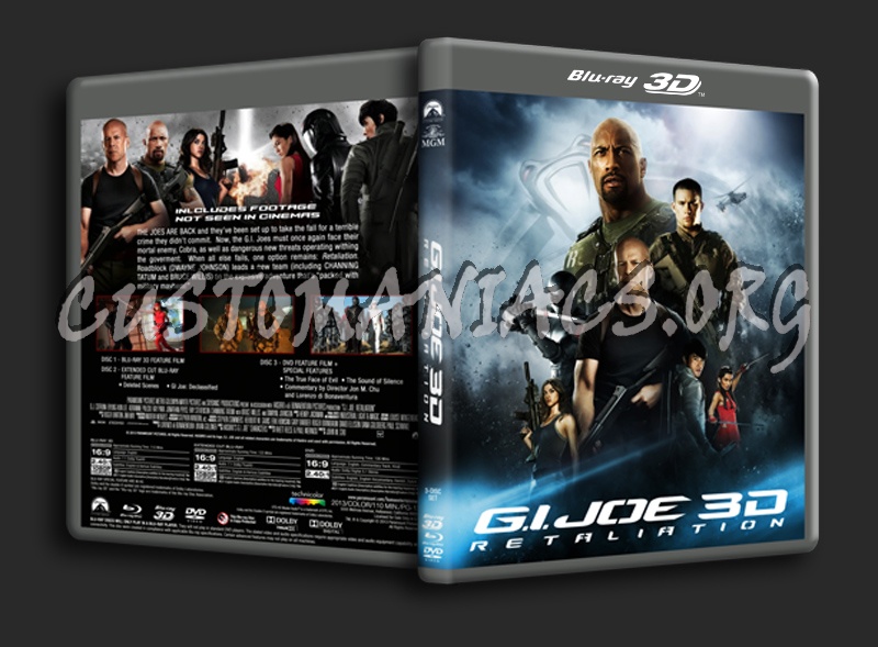 G.I. Joe: Retaliation 3D blu-ray cover