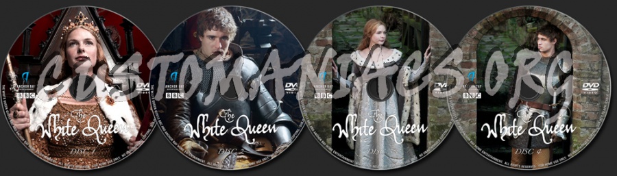 The White Queen dvd label