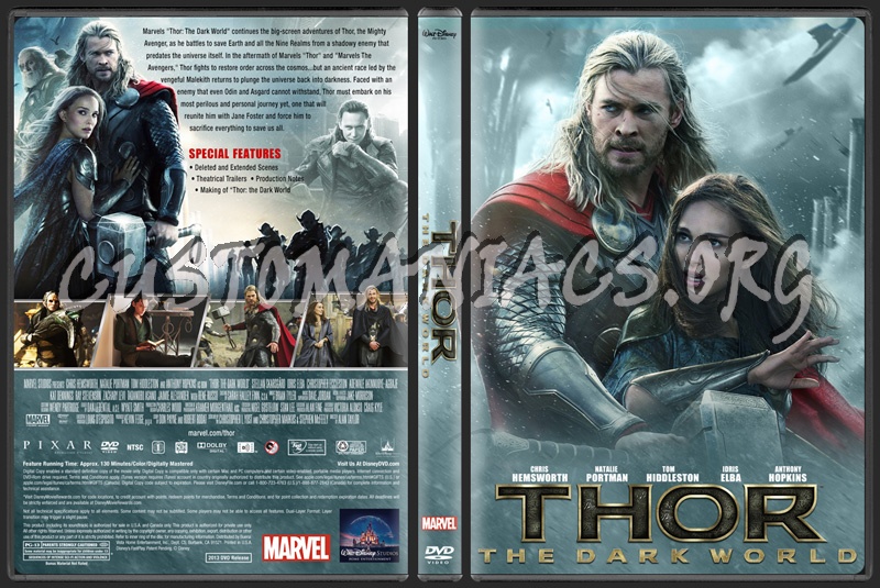 Thor: The Dark World dvd cover