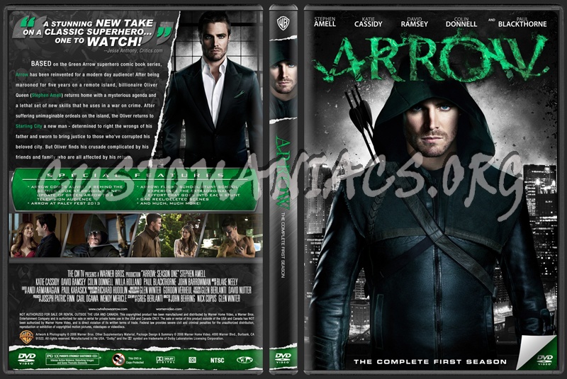 Arrow Season One dvd cover