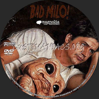 Bad Milo dvd label