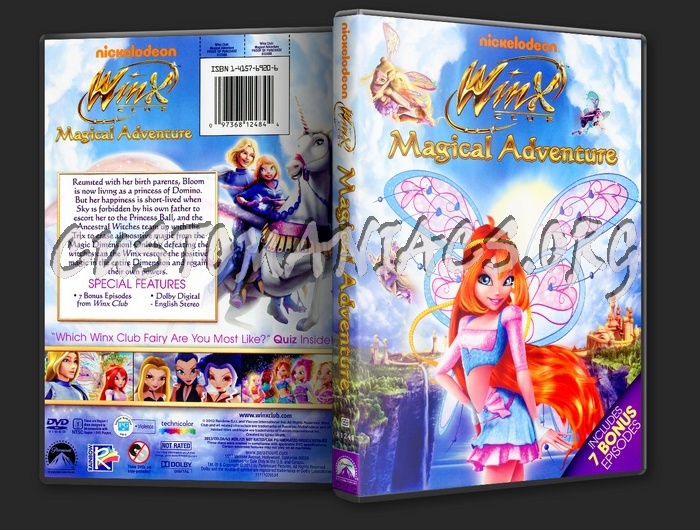 Winx Club Magical Adventure dvd cover