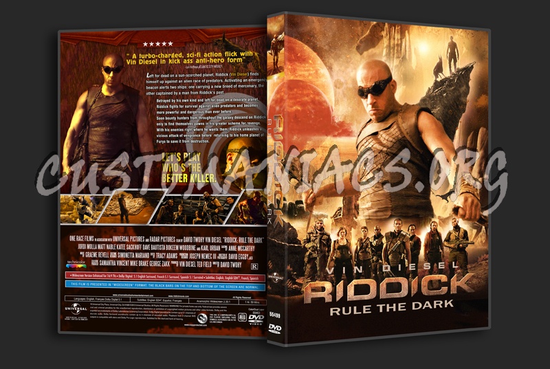 Riddick Rule the Dark dvd cover