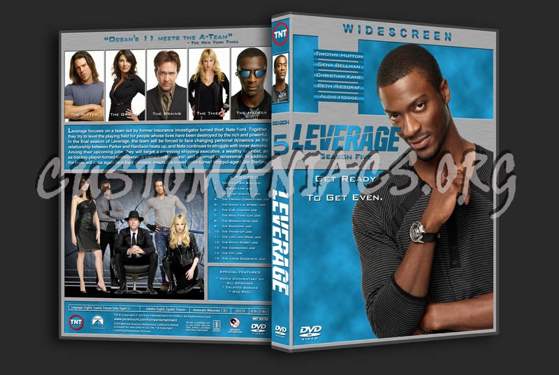 Leverage - Season 5 dvd cover