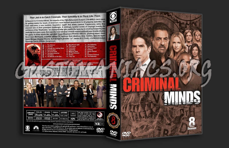 Criminal Minds - Season 8 dvd cover
