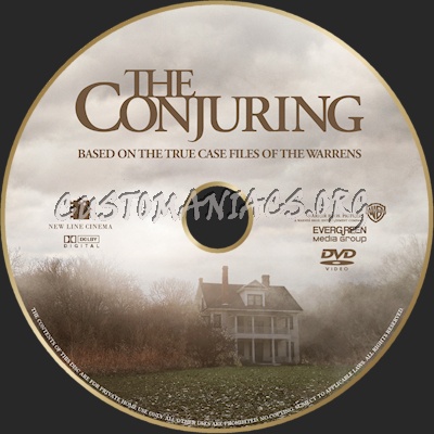 The Conjuring dvd label