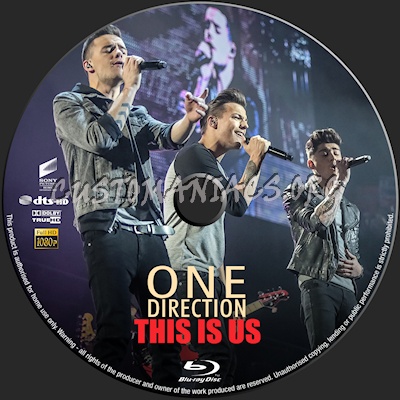 One Direction: This is Us blu-ray label