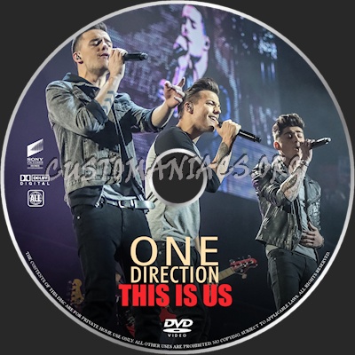 One Direction:This is Us dvd label