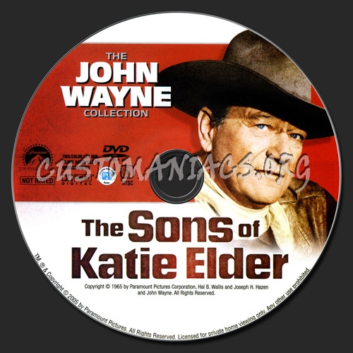 The Sons of Katie Elder dvd label