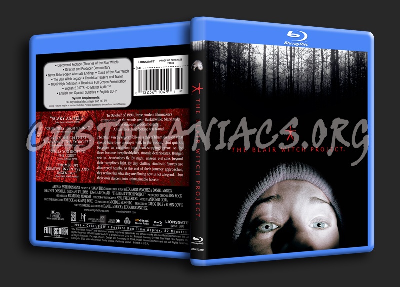 The Blair Witch Project blu-ray cover