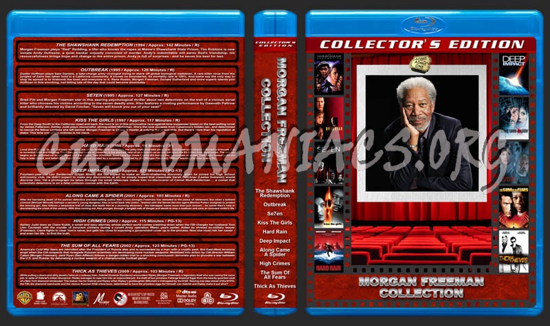 Morgan Freeman Collection blu-ray cover