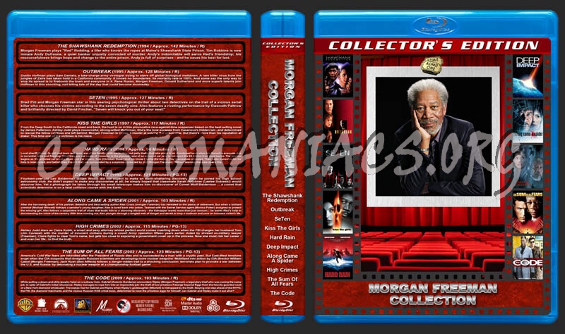 Morgan Freeman Collection blu-ray cover
