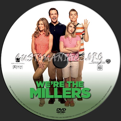 We're the Millers dvd label