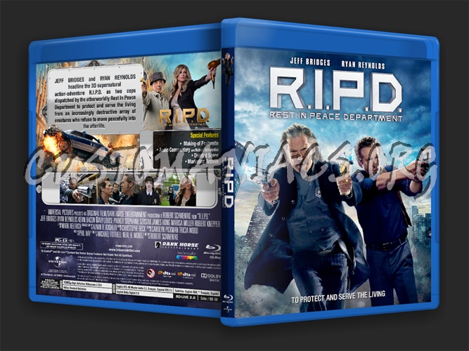 R.I.P.D. (RIPD Rest In Peace Department) blu-ray cover