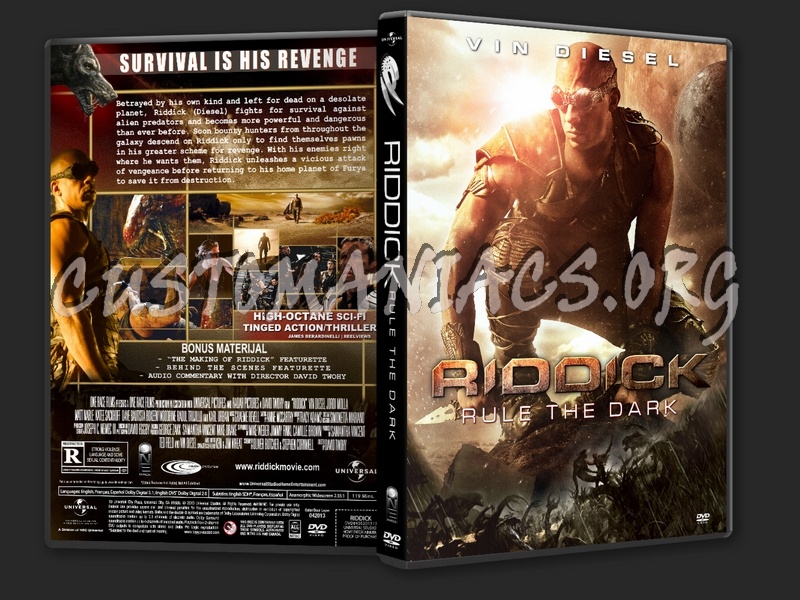 Riddick: Rule the Dark (2013) dvd cover