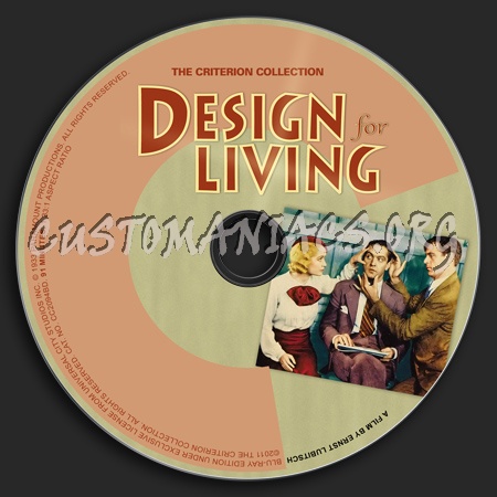 592 - Design For Living dvd label