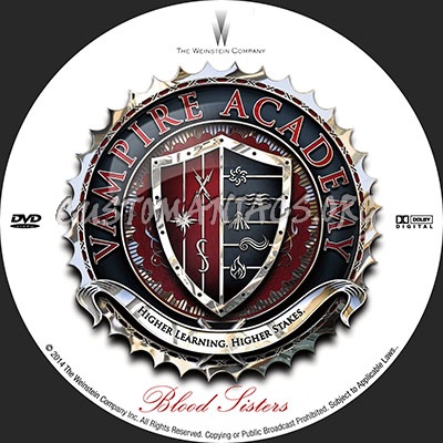 Vampire Academy dvd label