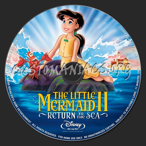 The Little Mermaid 2: Return to the Sea blu-ray label