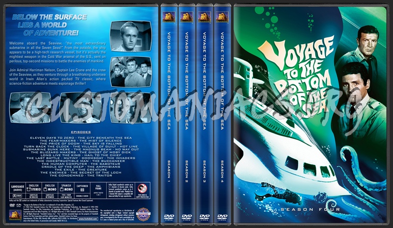 Voyage To The Bottom Of The Sea dvd cover