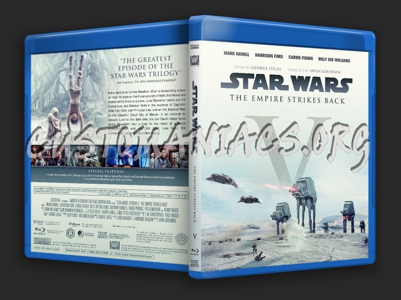 Star Wars V The Empire Strikes Back blu-ray cover
