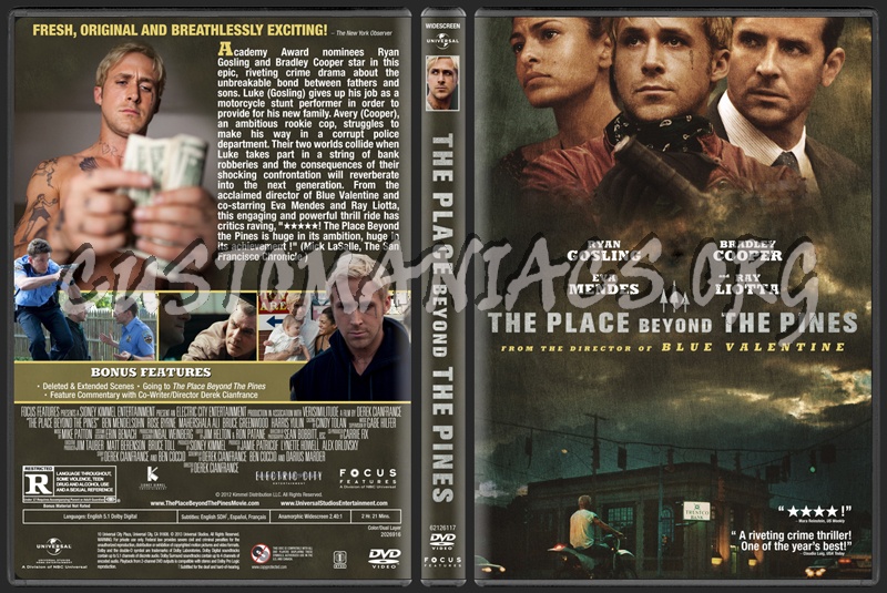 The Place Beyond The Pines dvd cover