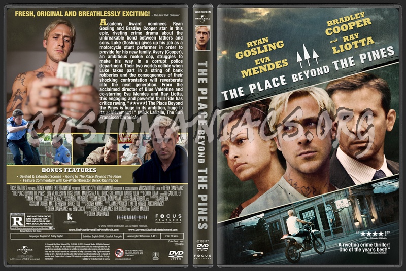 The Place Beyond The Pines dvd cover