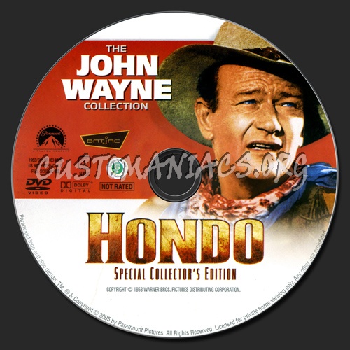 Hondo dvd label