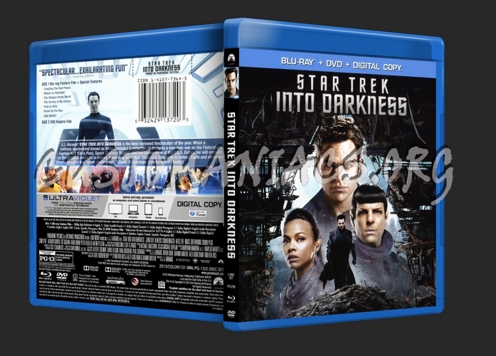 Star Trek Into Darkness blu-ray cover