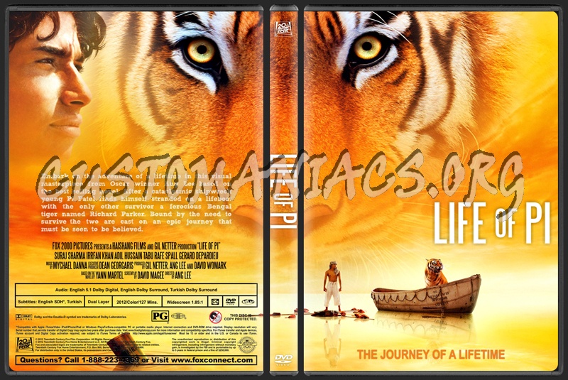 Life of Pi dvd cover
