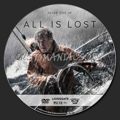 All Is Lost dvd label