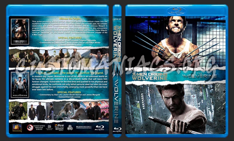 The Wolverine Double Feature blu-ray cover