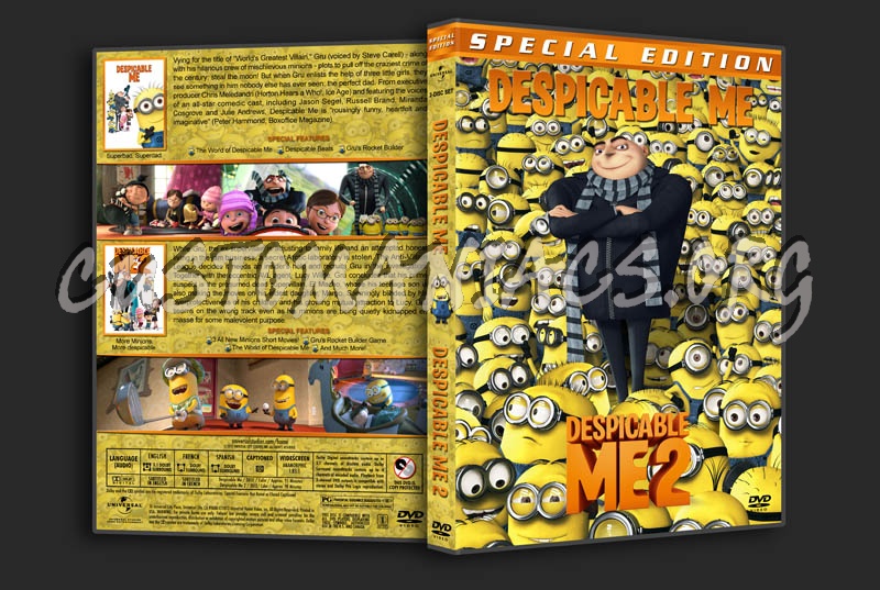 Despicable Me Double Feature dvd cover