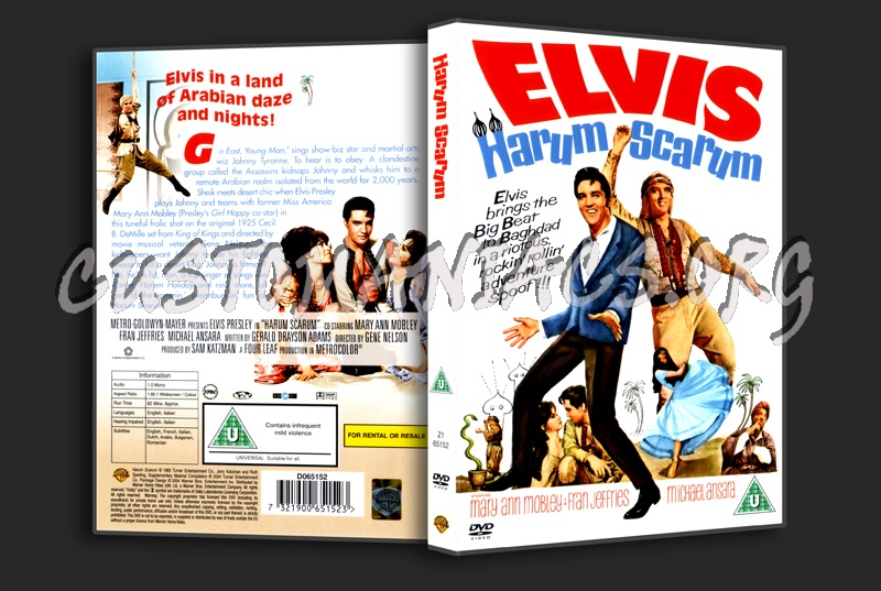Elvis: Harum Scarum dvd cover