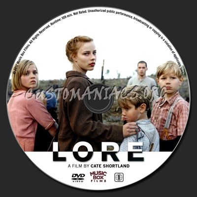 Lore dvd label