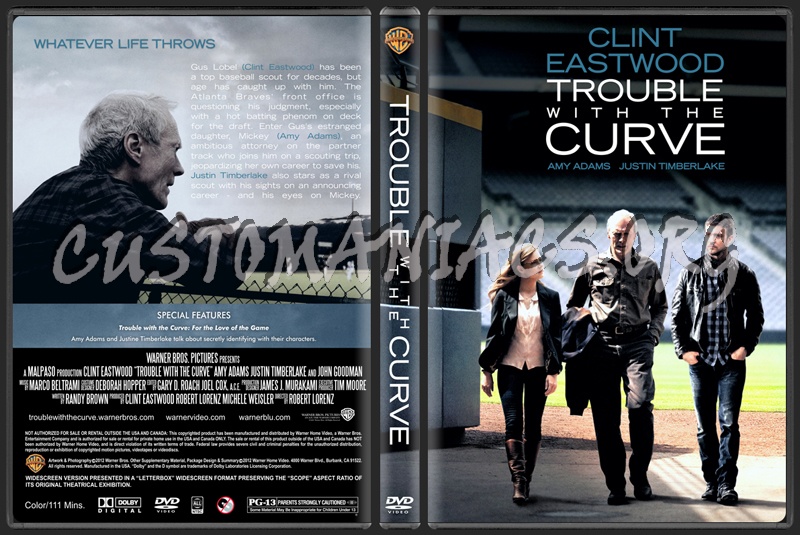 Trouble with the Curve dvd cover