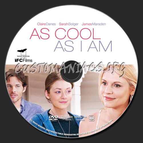 As Cool As I Am dvd label