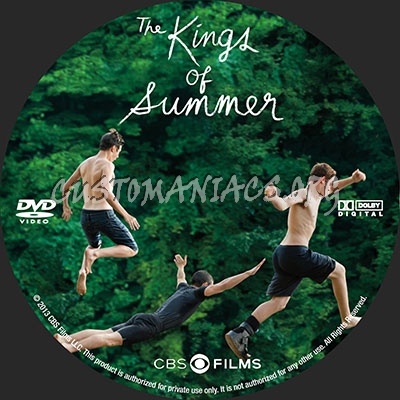 The Kings Of Summer dvd label