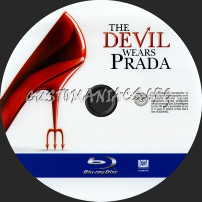 The Devil Wears Prada blu-ray label