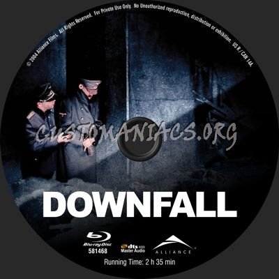 Downfall blu-ray label