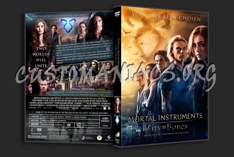 The Mortal Instruments City of Bones dvd cover