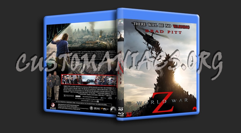 World War Z 3d blu-ray cover