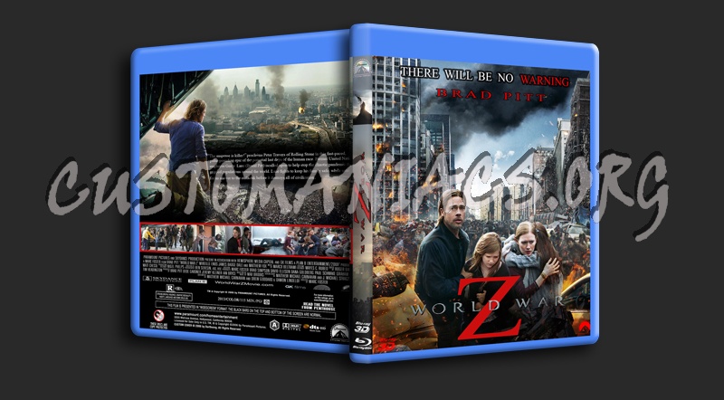 World War Z 3D blu-ray cover