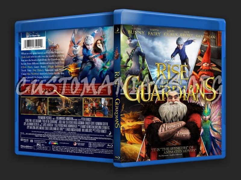 Rise of the Guardians blu-ray cover