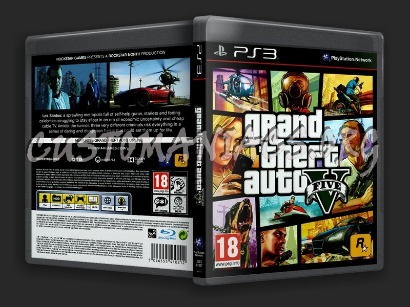Grand Theft Auto 5 dvd cover