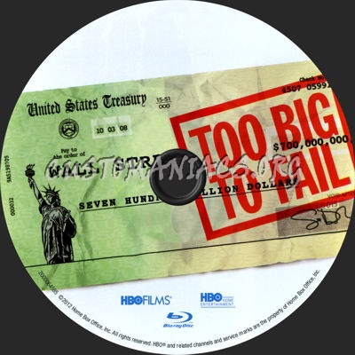 Too Big to Fail blu-ray label