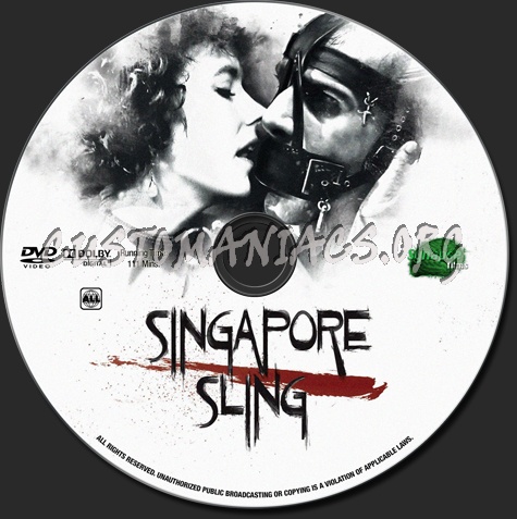 Singapore Sling dvd label