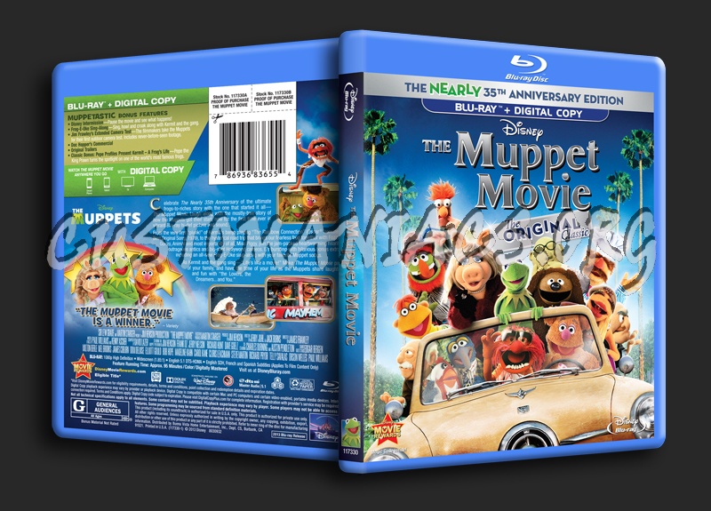 The Muppet Movie blu-ray cover